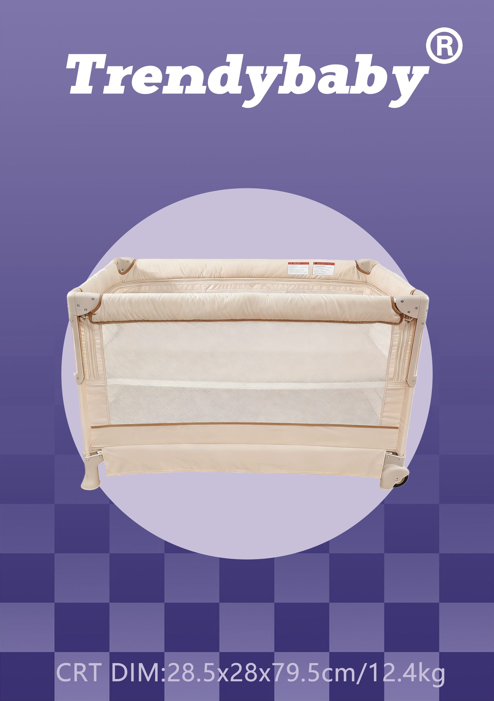 Playard bed, lotus pink — Trendybaby®